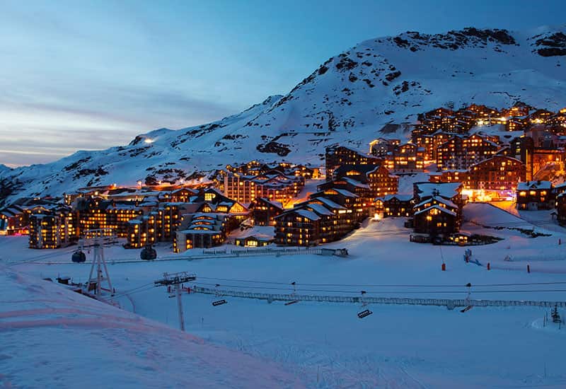 Transfert à Taxi de Moutiers vers Val Thorens